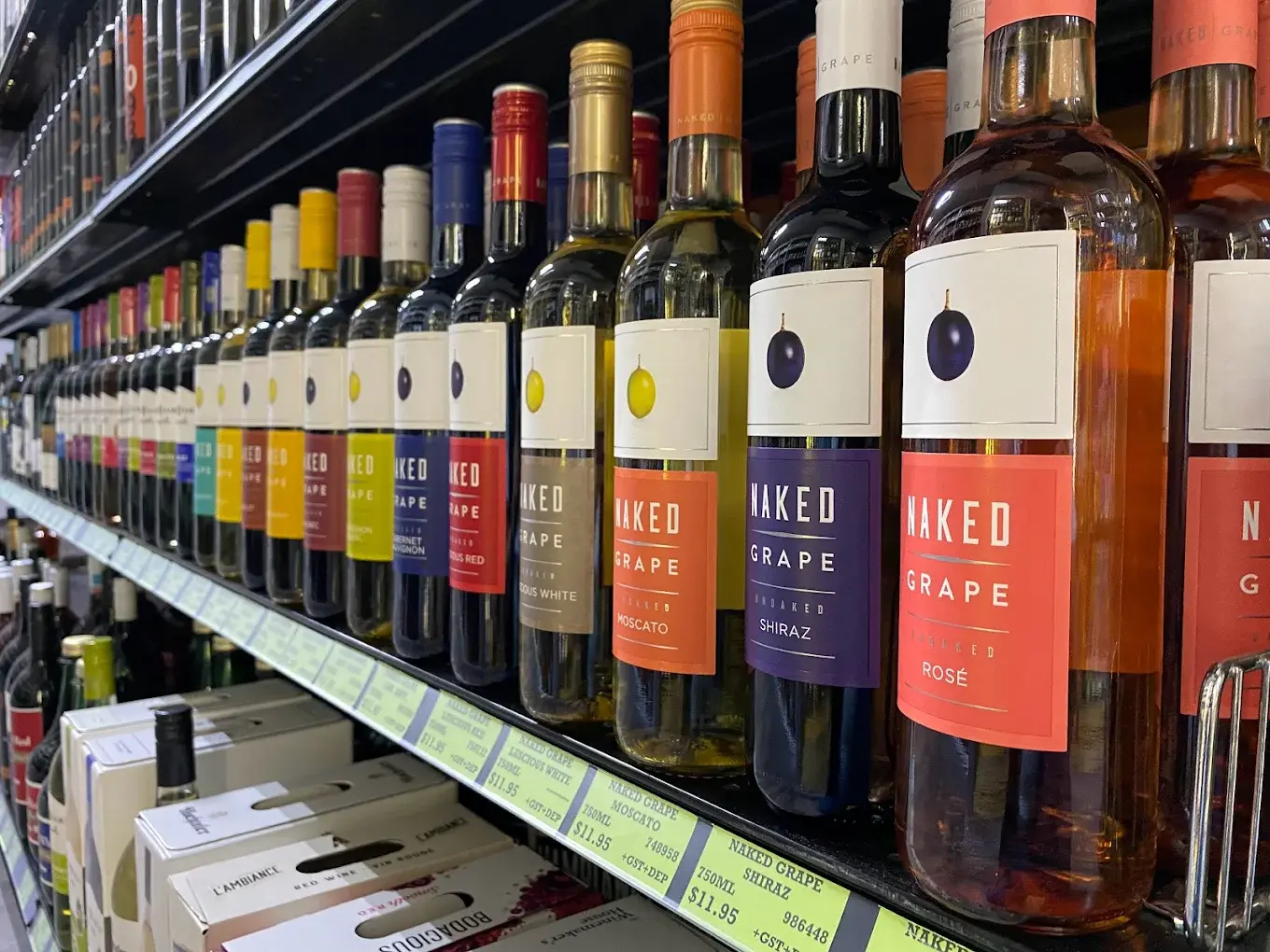 Premium Liquor Selection at 99 Liquor Link in Edmonton